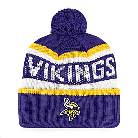 Adult Minnesota Vikings Purple Whitaker Pom Hat