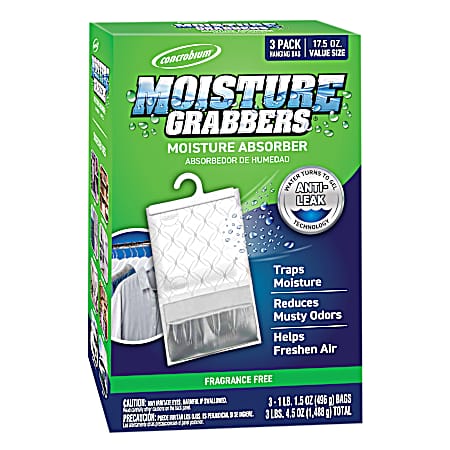 3 Pk Moisture Grabber Hanging Bag
