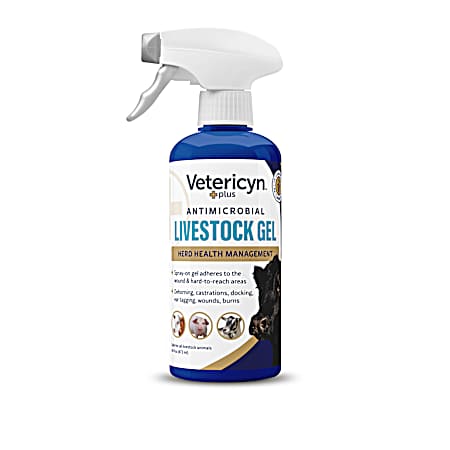 Plus Antimicrobial Livestock Gel, 16 oz.