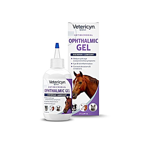 Plus Antimicrobial Ophthalmic Gel for All Animals, 3 oz.