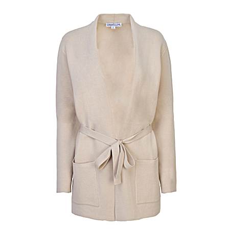 Women's Self Belted Cardigan
