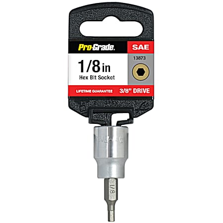 1/8 in. - 3/8 in. Drive Hex Bit Socket