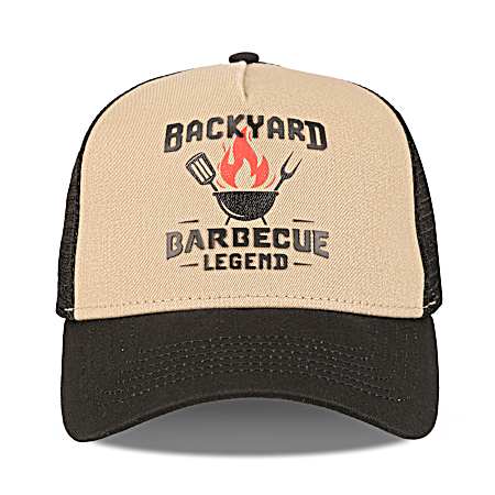 Backyard Barbecue Legend Retro Trucker Cap