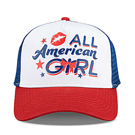 All American Girl Retro Trucker Hat