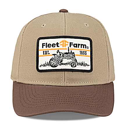Retro Tractor Patch Mid Profile Cap