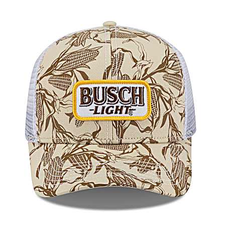 Men's Natural Busch Light Allover Corn Cap