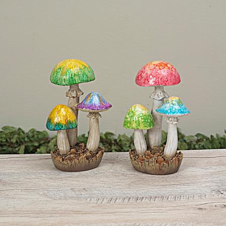 Mushroom Cluster Statue Assorted