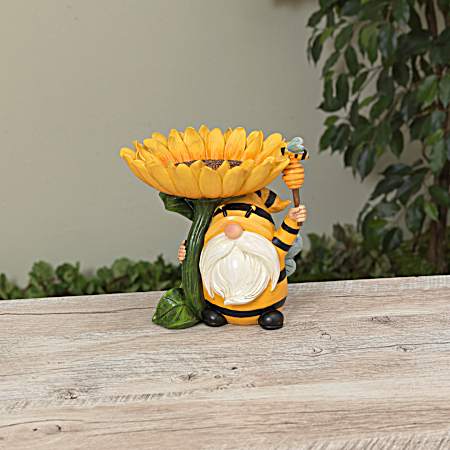 Bee Gnome Bird Feeder Assorted