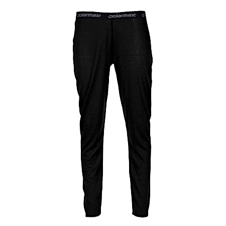 Women's Black Double Layer Base Layer Pants