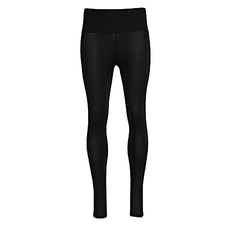 Women's Black Active Base Layer Pants