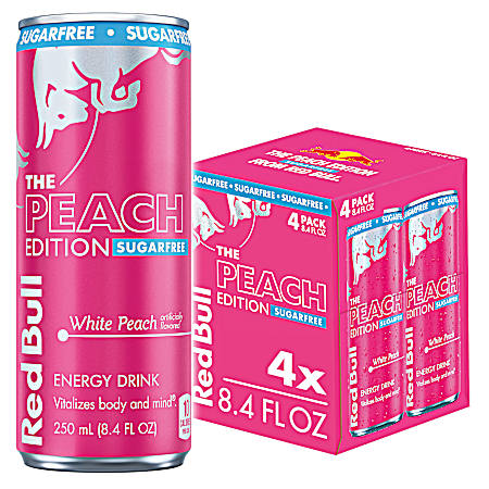Peach Edition Sugarfree 8.4 oz -  Pack of 4