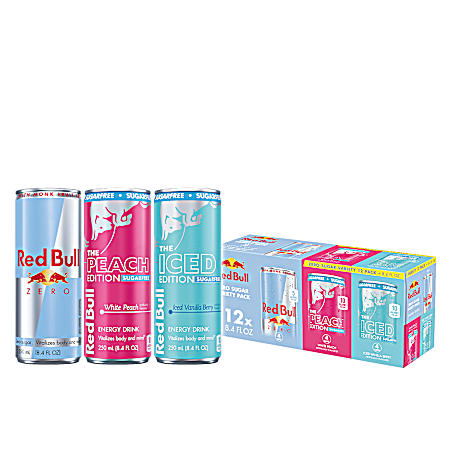 Sugarfree Variety Pack 8.4 oz , Zero, Iced, Peach - Pack of 12