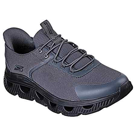 Men's Charcoal/Black Sport Arc Waves Slip-In's