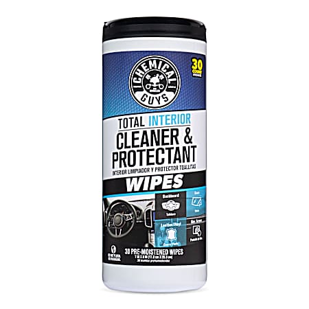 30 ct. Total Interior Wipes