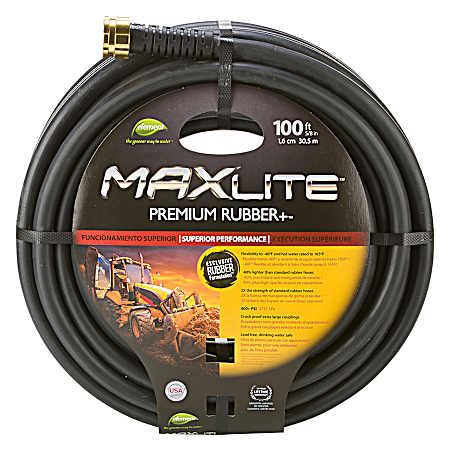 5/8 in. x 100 ft. Element MaxLITE Premium Hybrid Rubber Hose