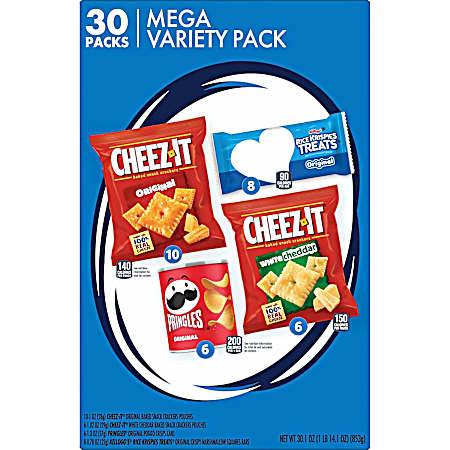 Snacks Mega Variety Pack - 30 Ct