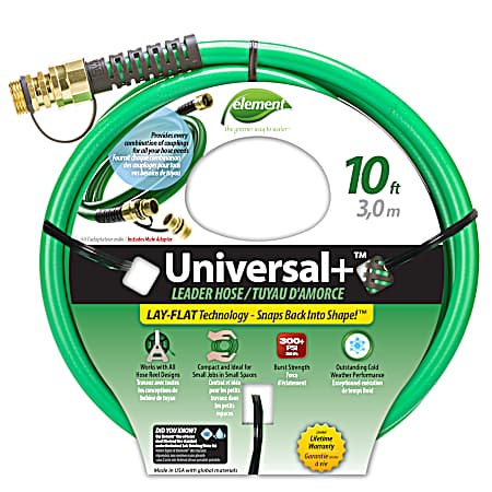 1/2 in. x 10 ft. Element Universal Leader Hose Drinking Water Dafe