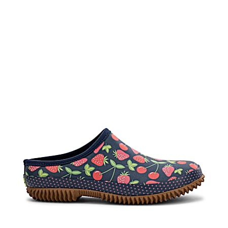 Women's Navy Berry Bliss Garden Clogs