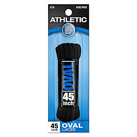 Black Round Sport Laces