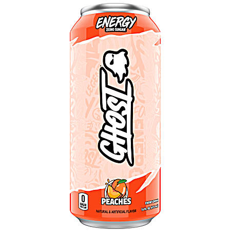 Energy Peaches Energy Drink - 16 oz