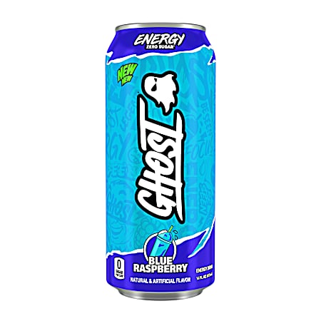 Energy Blue Raspberry Energy Drink - 16 oz