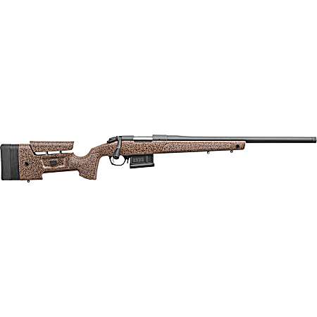 Bergara Rifles B14LM358C B-14 HMR 300 PRC 5+1 26 Graphite Black Cerakote Barrel, Black Speckled Brown Molded w/Mini-Chassis, Adjustable LOP & Cheek Piece Stock