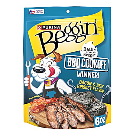 6 oz. Beggin’ Strips With Bacon and Beef Brisket Flavor Treats for Dogs