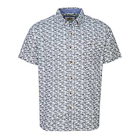 Men's Bayside Stretch Woven Short Sleeve Shirt