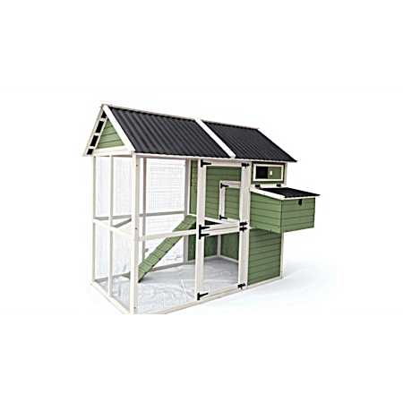 Walk-In Hen House with PVC Roof