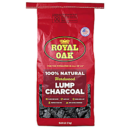 15.4 lb Natural Lump Charcoal