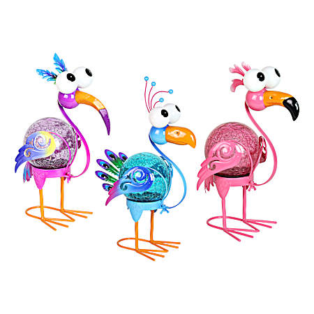 Glowing Geeky Beek Bird Statue Assorted