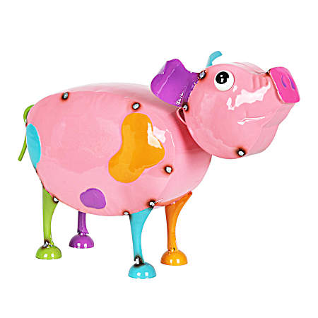 Metal Pig Statue