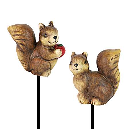 Squirrel Pot Stake Assorted