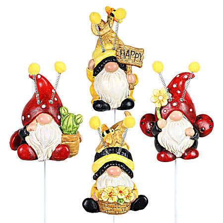 Bee/Ladybug Pot Stake Assorted