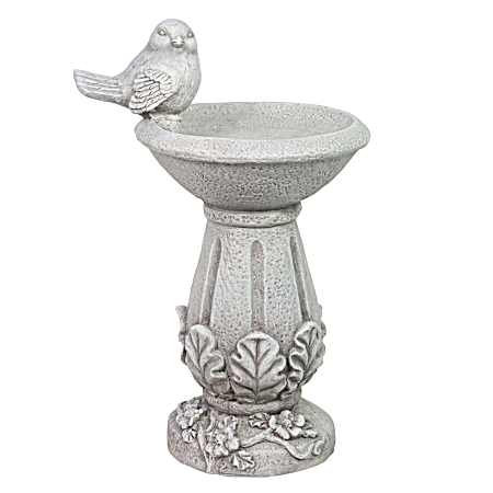 Grey Bird Birdbath
