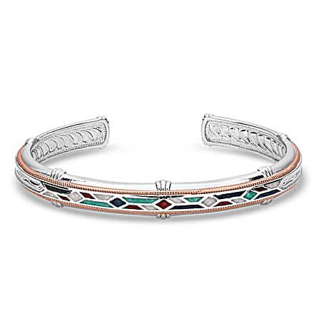 Western Mosaic Cuff Bracelet
