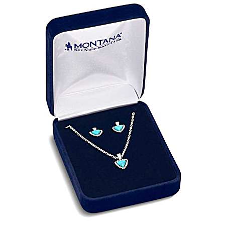Braided Journey Turquoise Jewelry Set