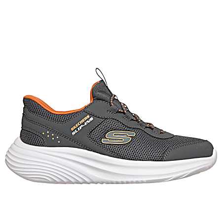 Kids' Charcoal Bounder Pro Athletic Shoes