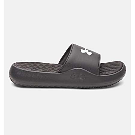 Boys' Black/White Ignite Pro 8 Slide Sandals