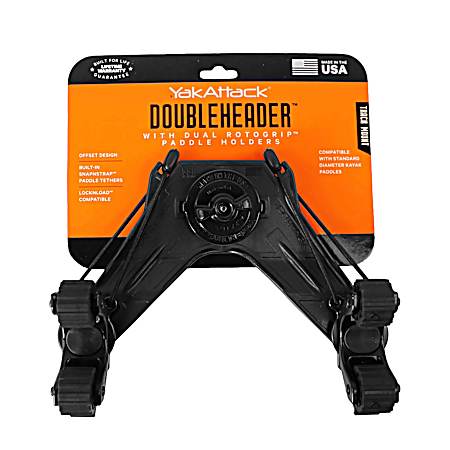 DoubleHeader with Dual RotoGrip Paddle Holders