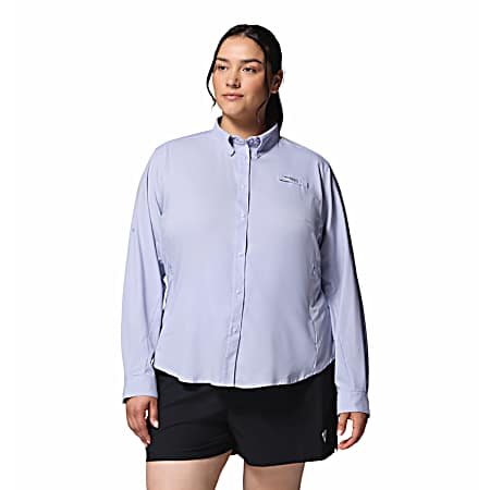 PFG Women's Tamiami II Button Front Long Sleeve Shirt