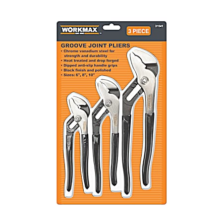 3 Pc. Groove Joint Pliers Set