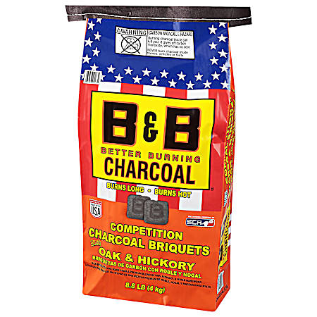 8.8 lb Competition Oak & Hickory Briquets 