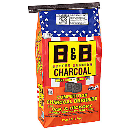17.6 lb Competition Oak & Hickory Briquets