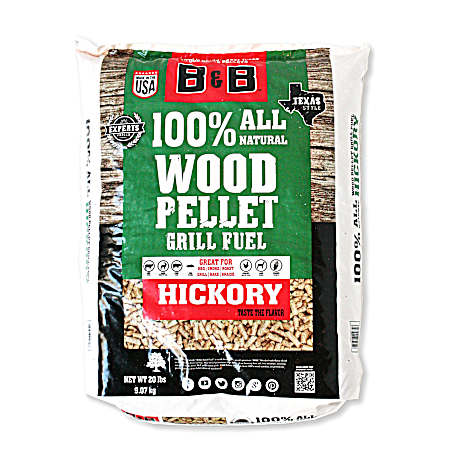 20 lb Hickory BBQ Pellets