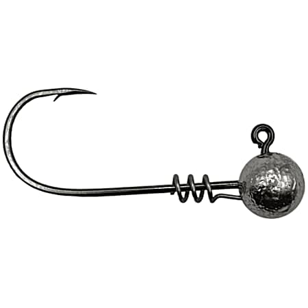 Round Ball Jig Head with Screw Lock - 7 Pk