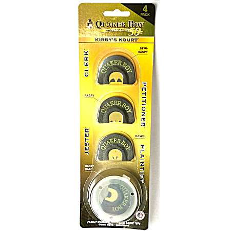 Kirby's Kourt  Turkey Calls - 4 Pk