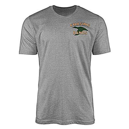 Men's Sport Grey Chasin Bands Short Sleeve Shirt