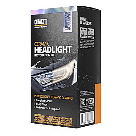 10 pk. Ceramic Headlight Restoration Kit
