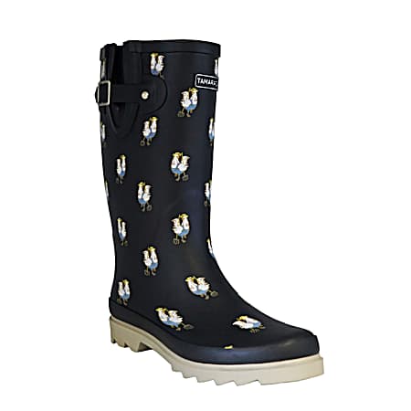 Women's Tall Buckle Rubber Boots
